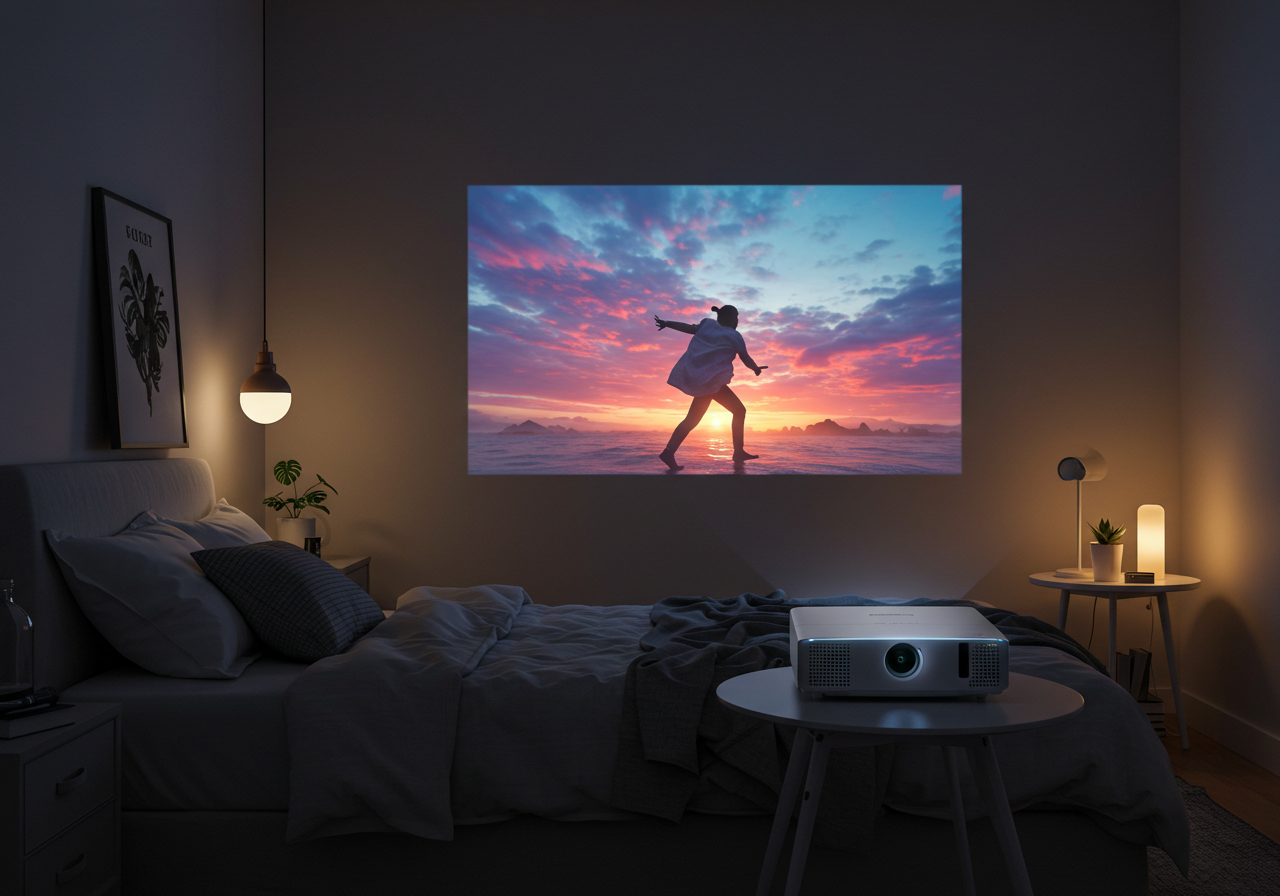 Bedroom Projector Setups: Transform Your Bedroom into a Cinematic Retreat